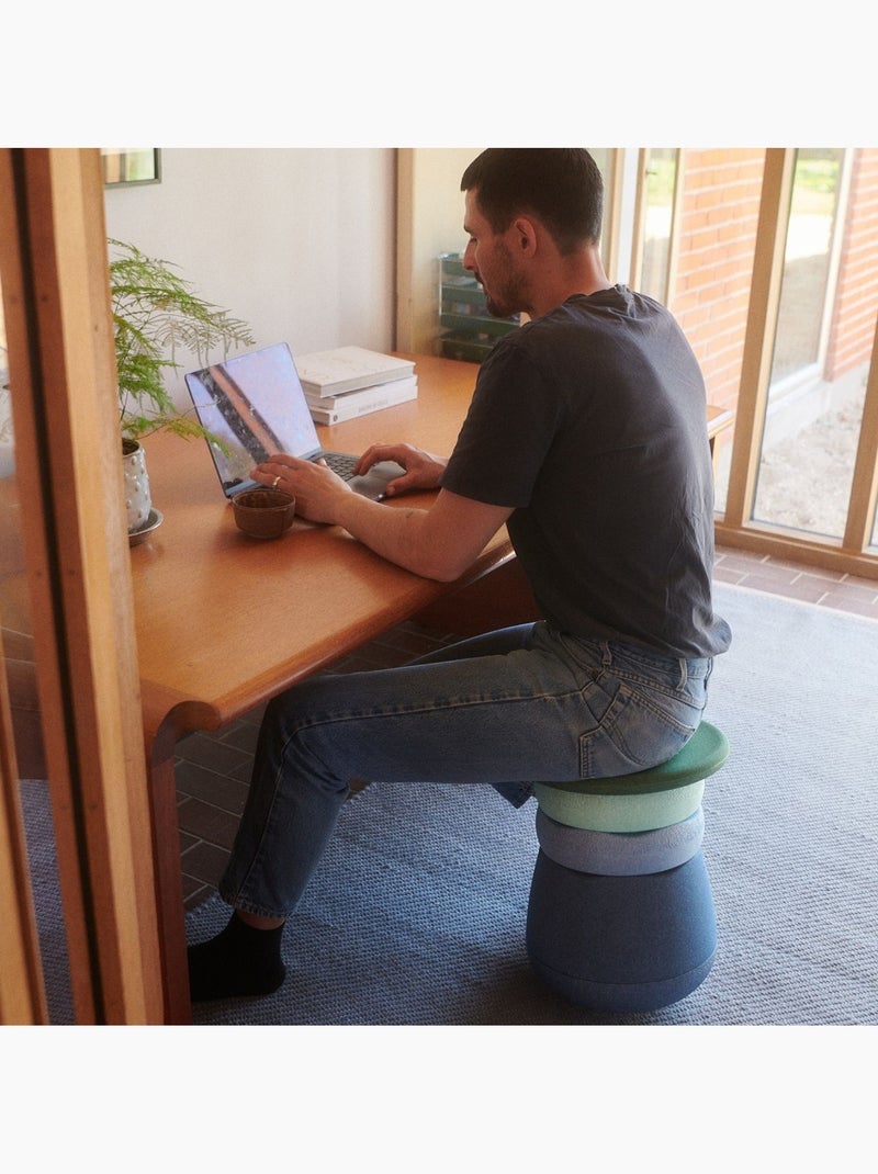 Stapelstein - Tabouret modulaire Bleu - Kiabi