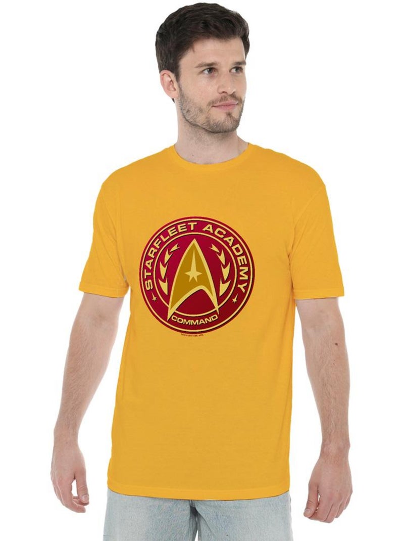 Star Trek - T-shirt COMMAND Jaune or - Kiabi