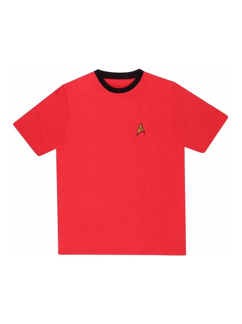 Star Trek - T-shirt ENGINEERING UNIFORM Rouge - Kiabi