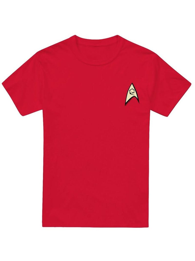 Star Trek - T-shirt ENGINEERING UNIFORM Rouge - Kiabi