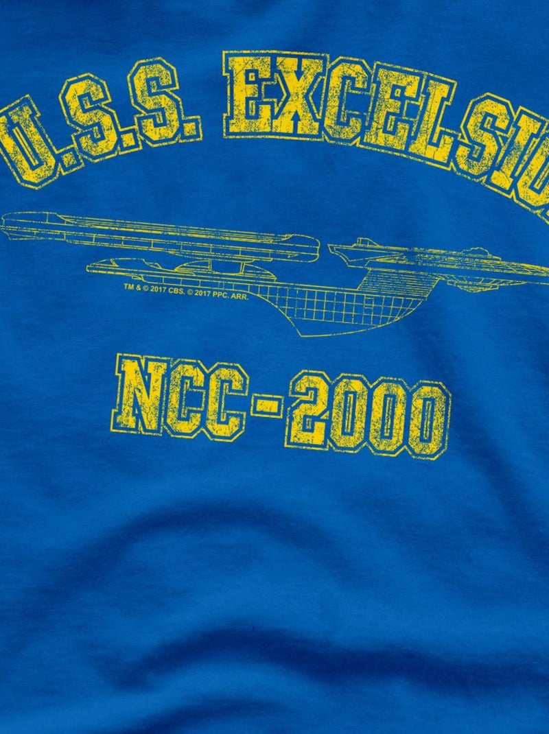 Star Trek - T-shirt EXCELSIOR ATHLETIC Bleu roi - Kiabi