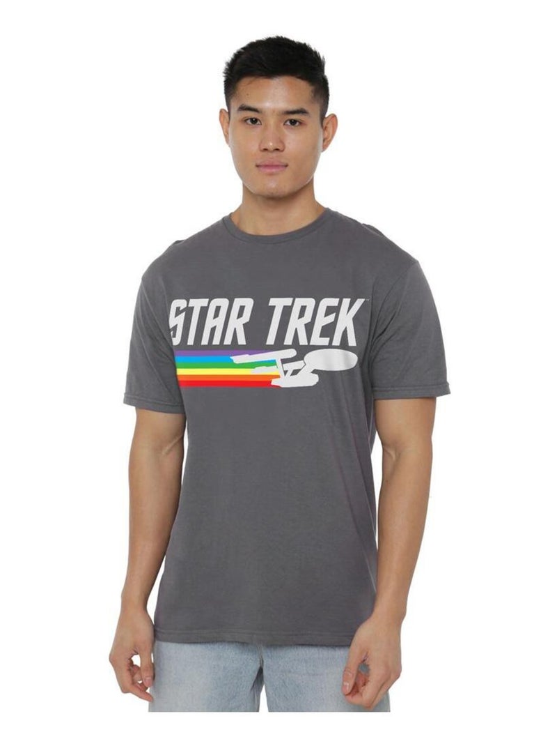 Star Trek - T-shirt Gris Noir - Kiabi