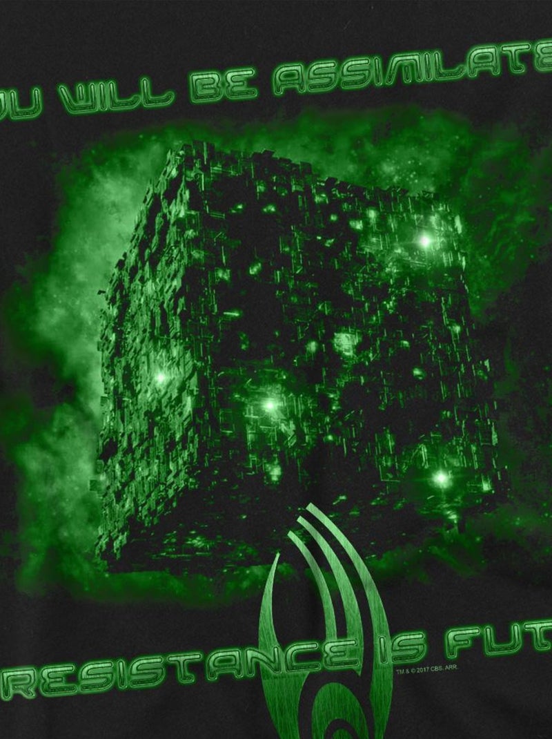 Star Trek - T-shirt manches courtes ASSIMILATE Noir - Kiabi