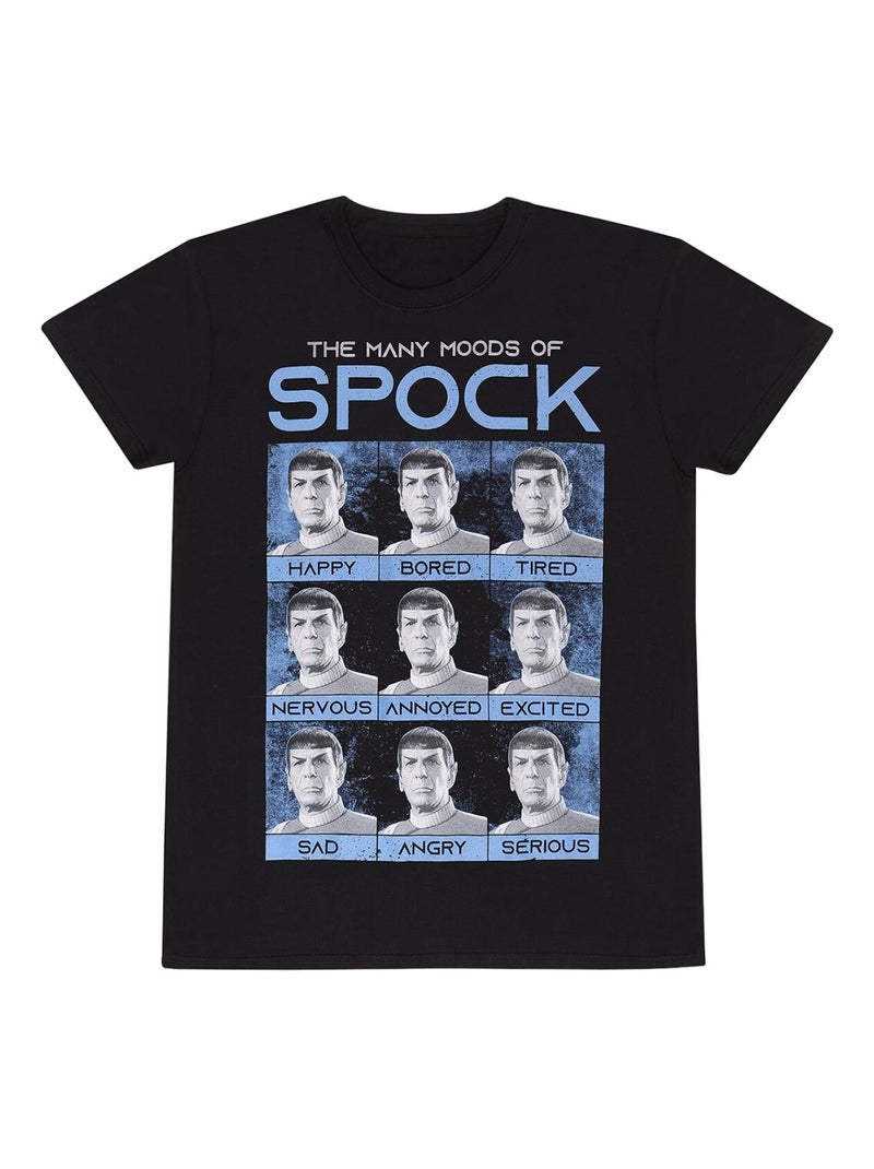 Star Trek - T-shirt MANY MOODS OF Noir - Kiabi
