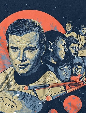 Star Trek - T-shirt motif/style poster