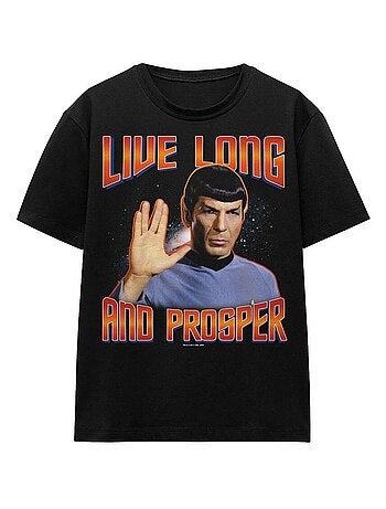 Star Trek - T-shirt ORIGINAL LIVE LONG AND PROSPER