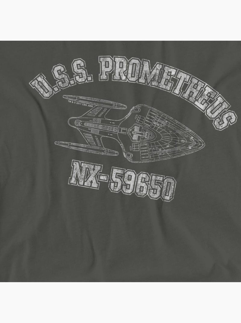 Star Trek - T-shirt PROMETHEUS ATHLETIC Gris Noir - Kiabi