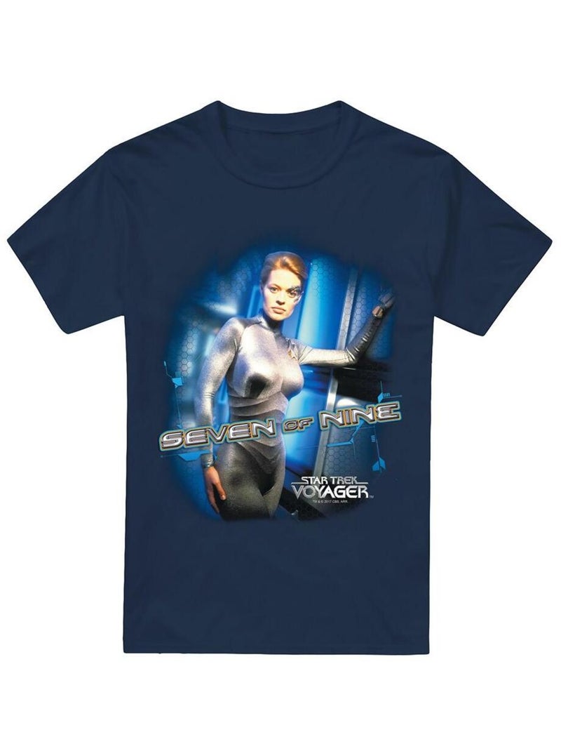 Star Trek - T-shirt SEVEN OF NINE Bleu marine - Kiabi