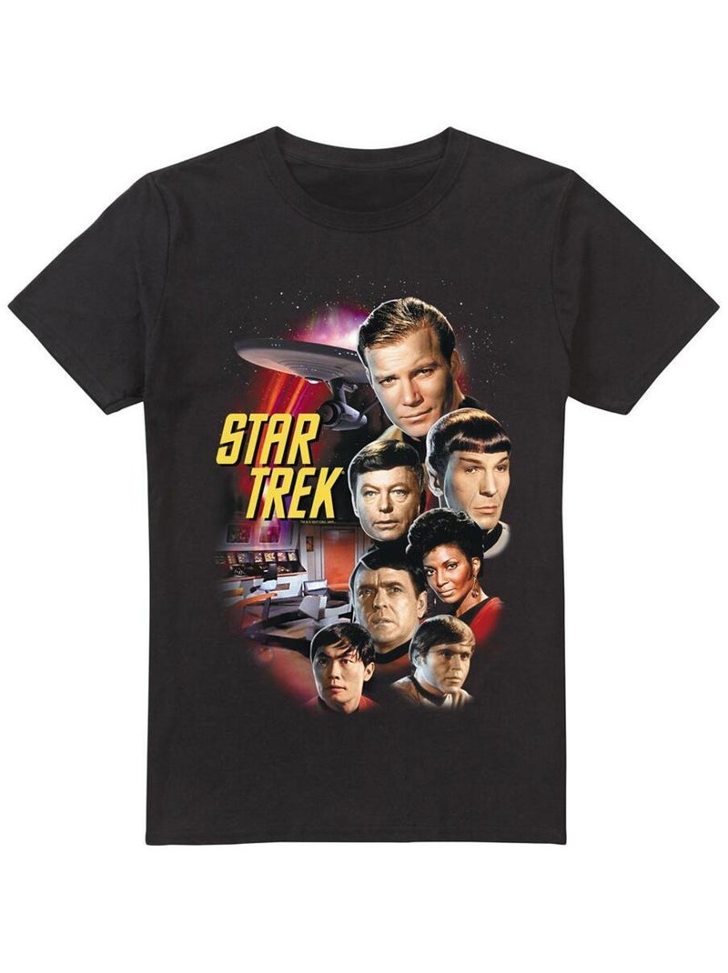 Star Trek - T-shirt THE CLASSIC CREW Noir - Kiabi