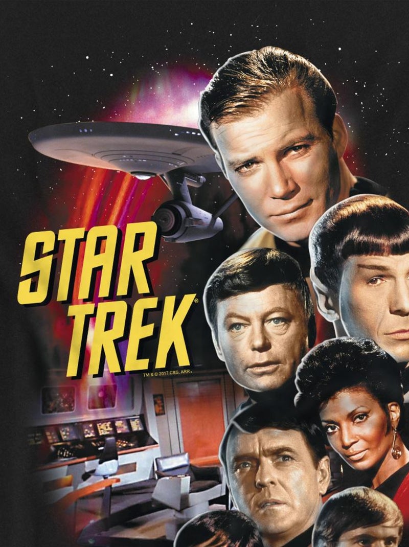 Star Trek - T-shirt THE CLASSIC CREW Noir - Kiabi