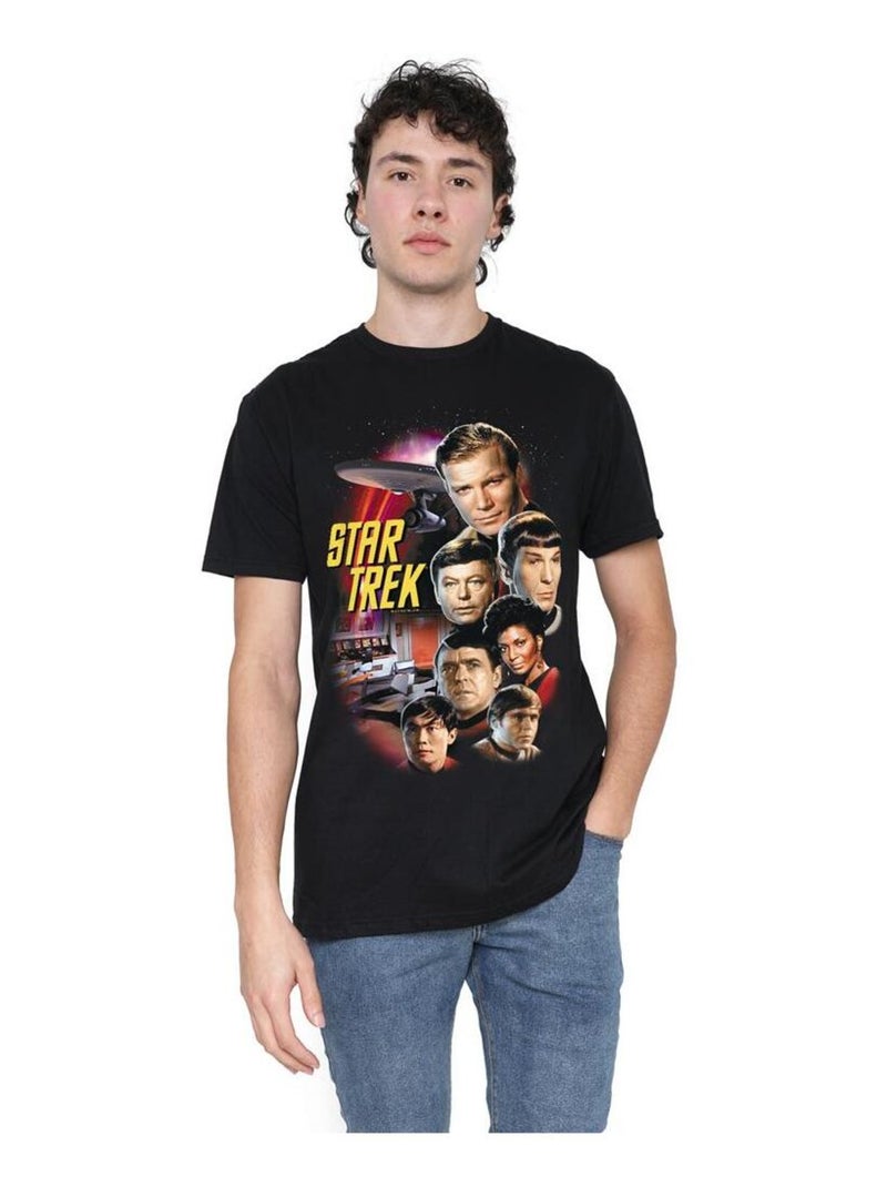 Star Trek - T-shirt THE CLASSIC CREW Noir - Kiabi