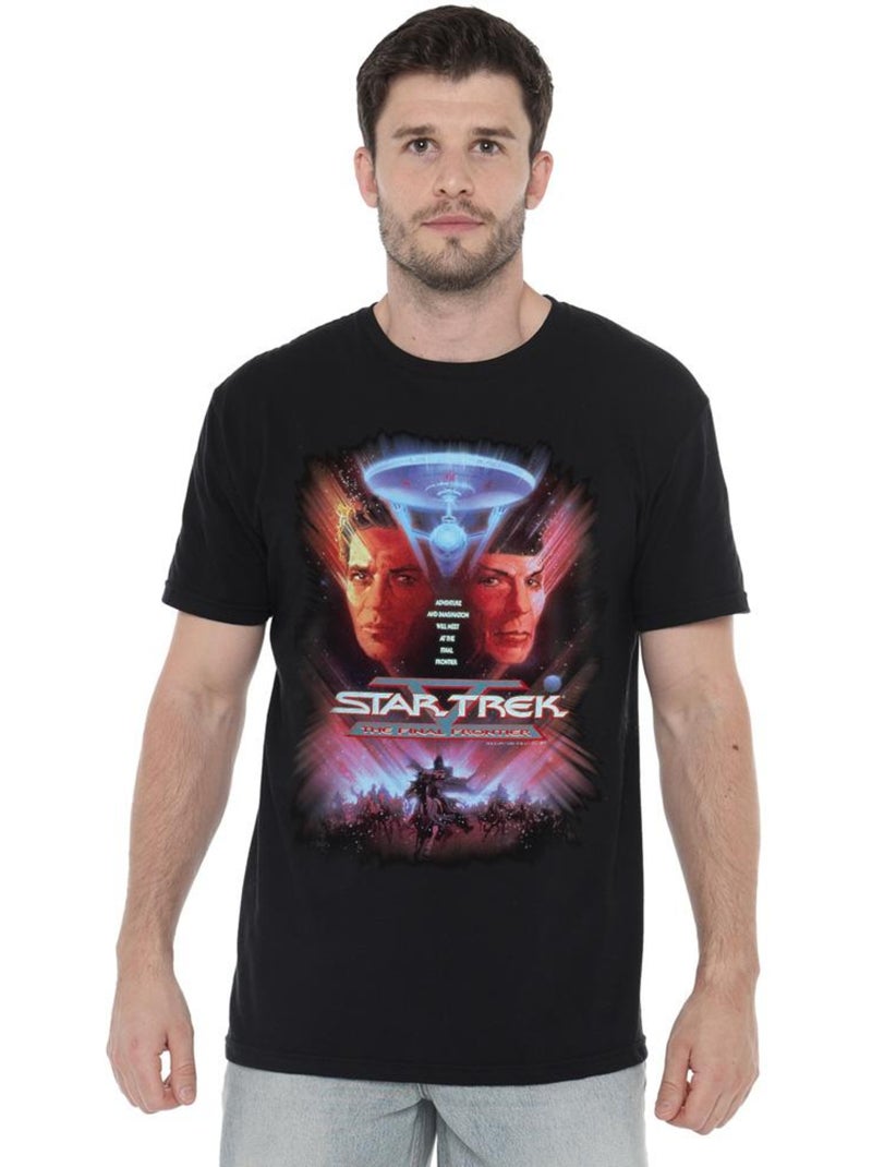 Star Trek - T-shirt THE FINAL FRONTIER Noir - Kiabi