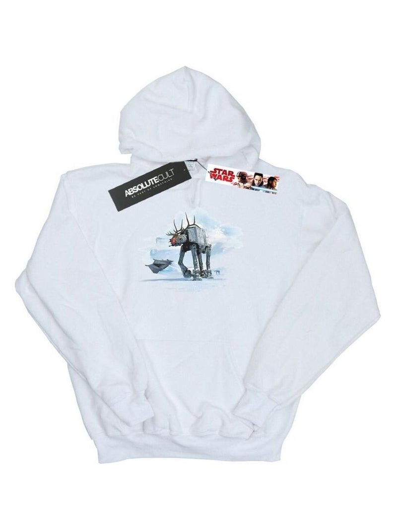 Star Wars - Sweat à capuche AT-AT Blanc - Kiabi