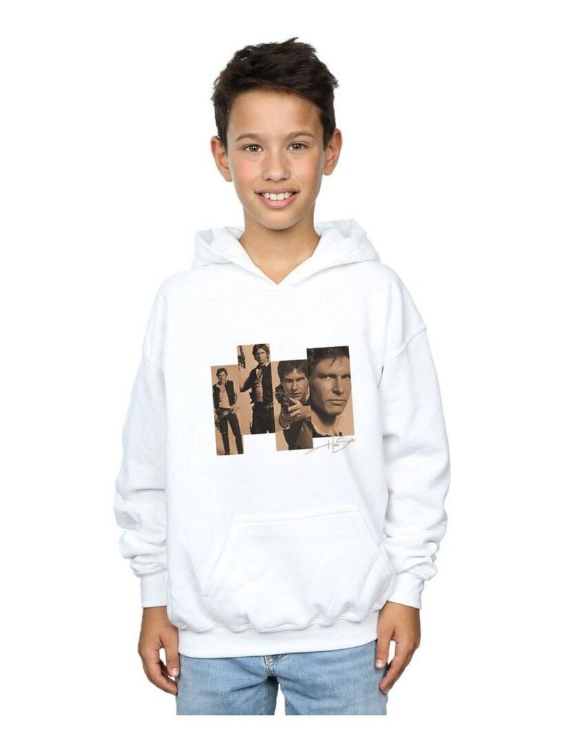 Star Wars - Sweat à capuche Blanc - Kiabi