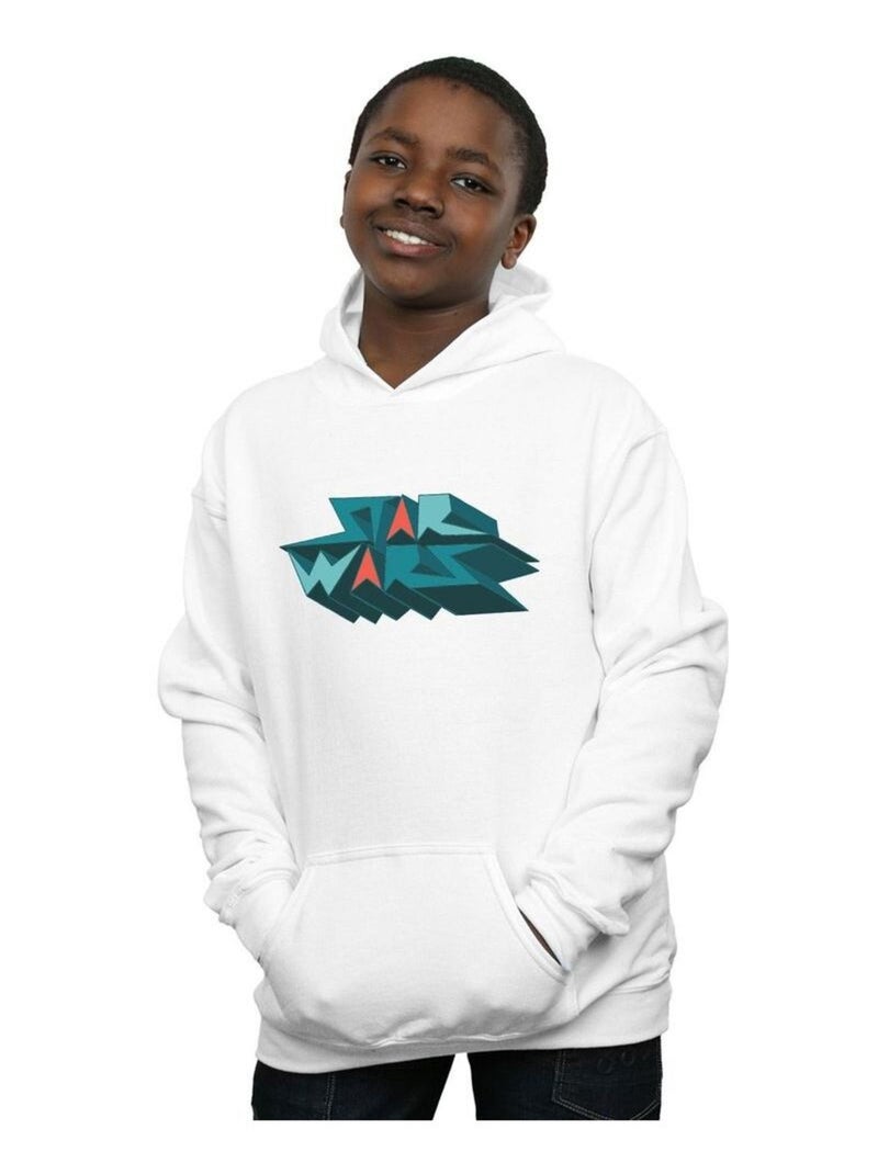 Star Wars - Sweat à capuche Blanc - Kiabi