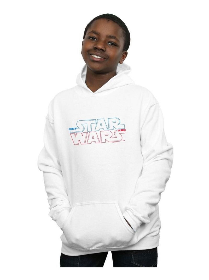 Star Wars - Sweat à capuche Blanc - Kiabi