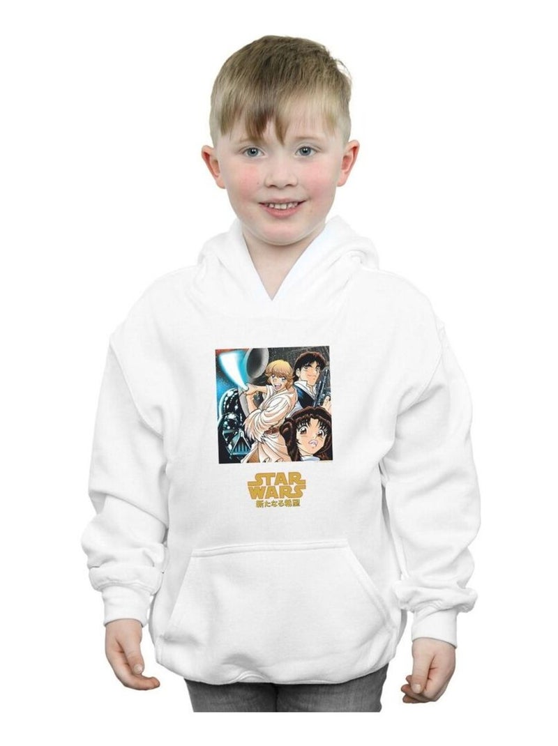 Star Wars - Sweat à capuche Blanc - Kiabi