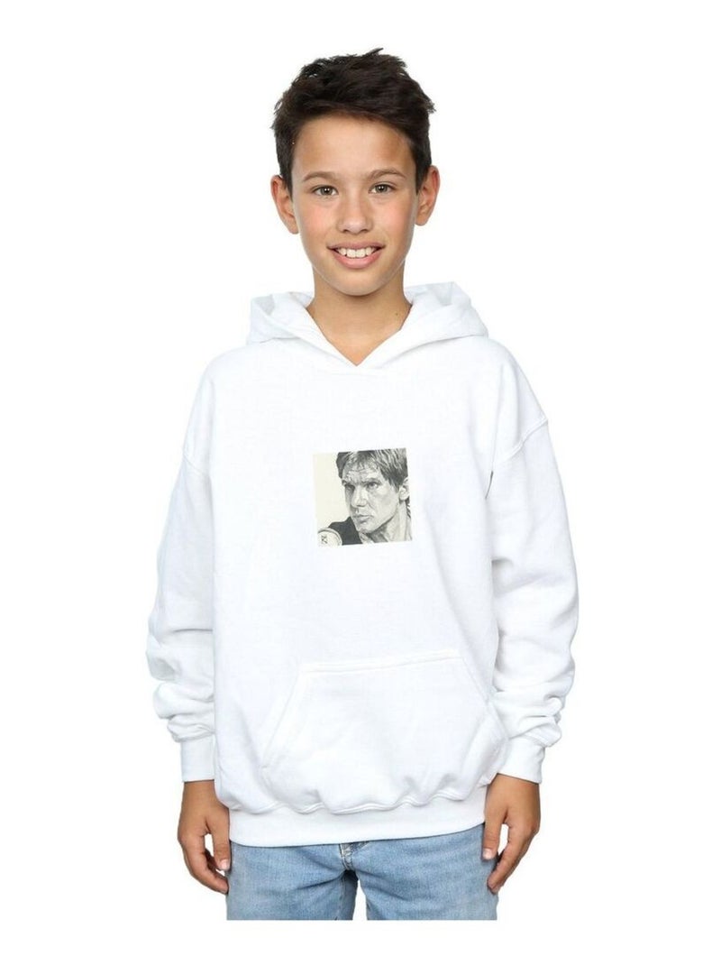 Star Wars - Sweat à capuche Blanc - Kiabi