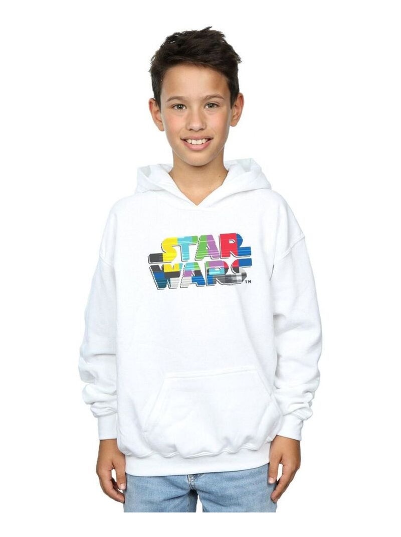 Star Wars - Sweat à capuche Blanc - Kiabi