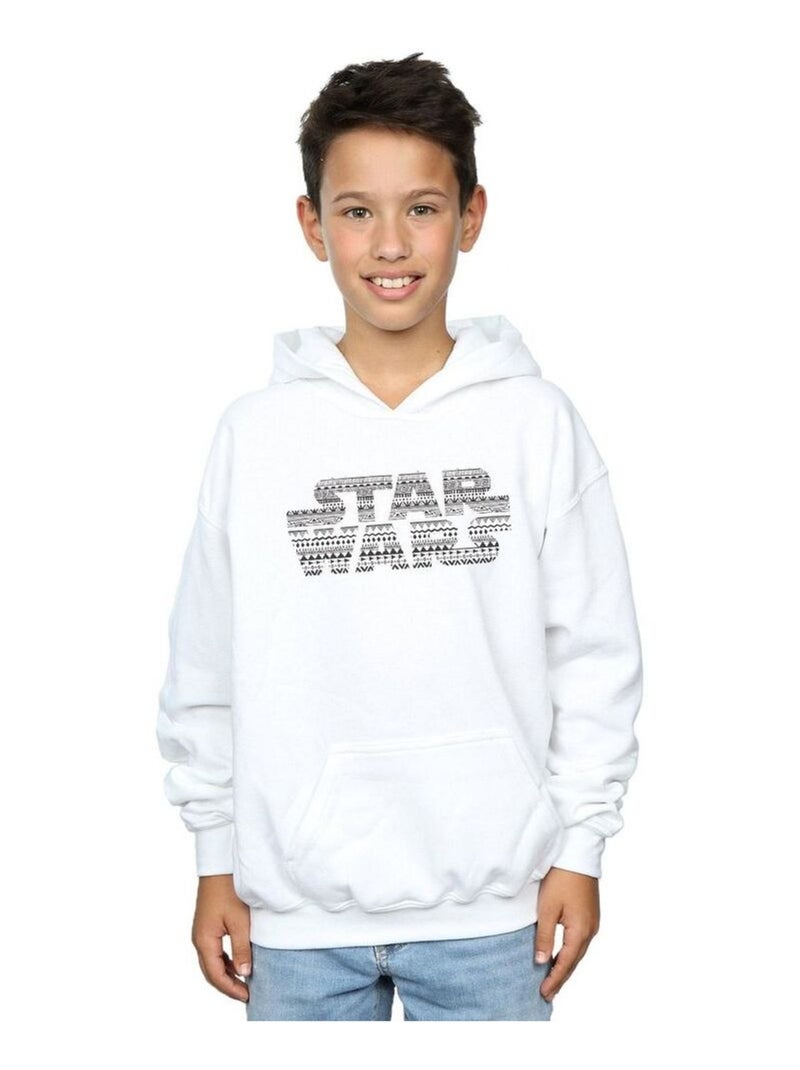 Star Wars - Sweat à capuche Blanc - Kiabi