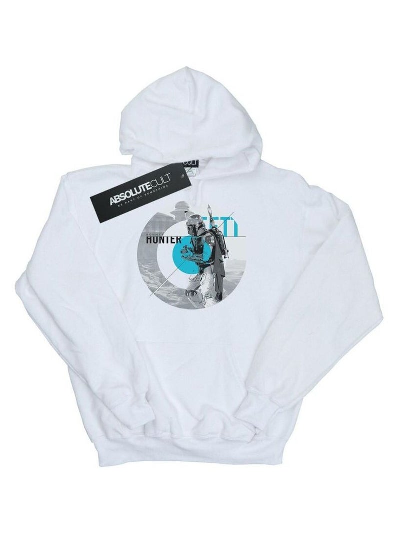 Star Wars - Sweat à capuche BOUNTY HUNTER Blanc - Kiabi