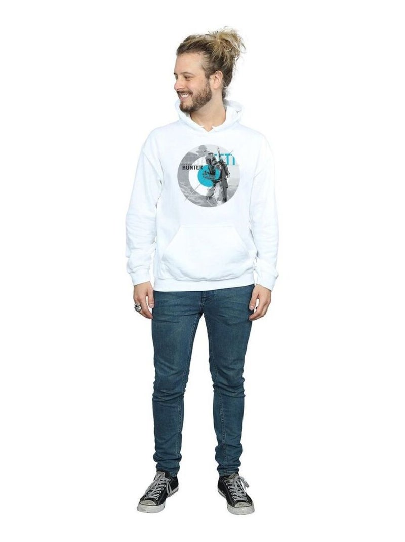 Star Wars - Sweat à capuche BOUNTY HUNTER Blanc - Kiabi