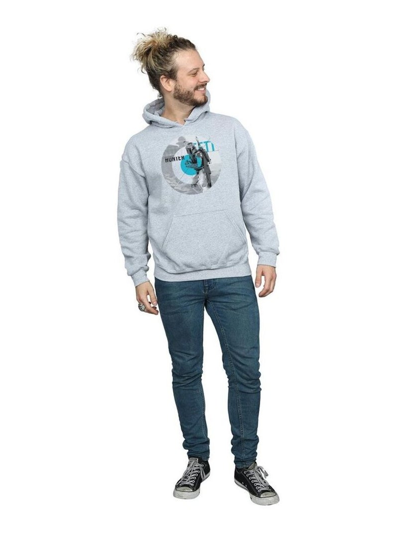 Star Wars - Sweat à capuche BOUNTY HUNTER Gris chiné - Kiabi