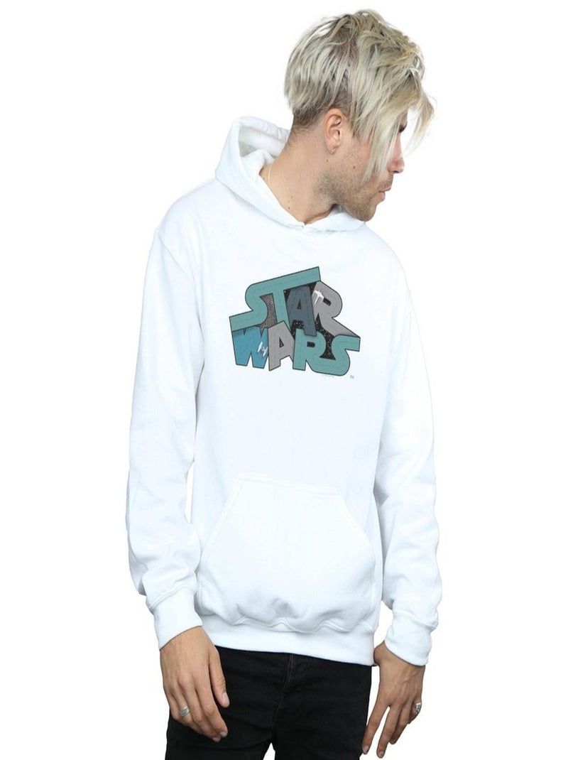 Star Wars - Sweat à capuche DEATH STAR Blanc - Kiabi