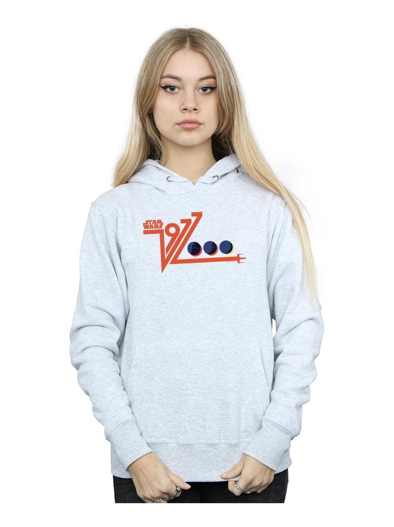Star Wars - Sweat à capuche DEATH STAR Gris chiné - Kiabi