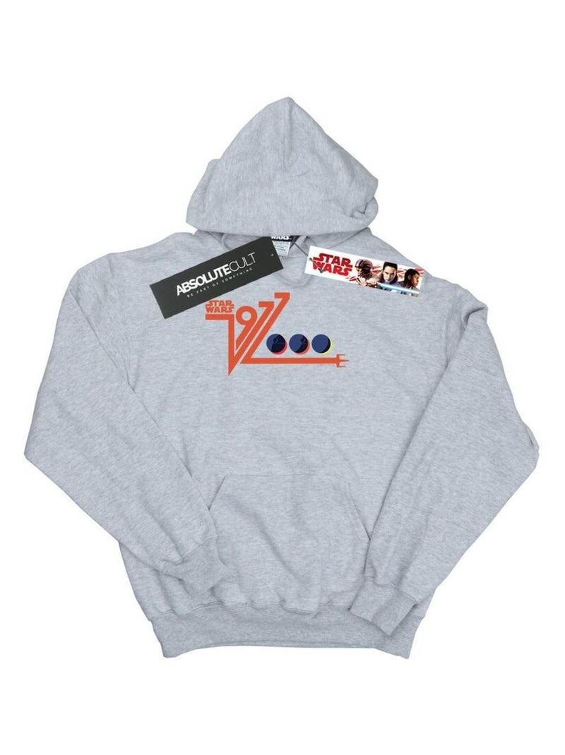 Star Wars - Sweat à capuche DEATH STAR Gris chiné - Kiabi