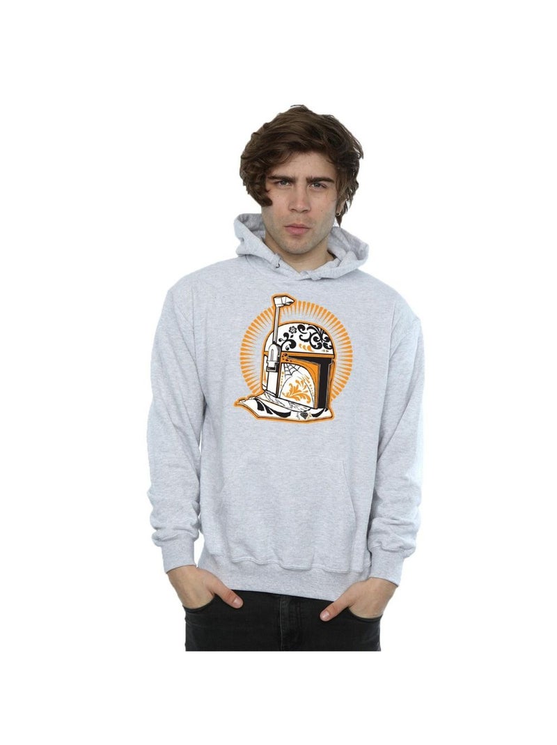 Star Wars - Sweat à capuche DIA DE LOS MUERTOS Gris chiné - Kiabi
