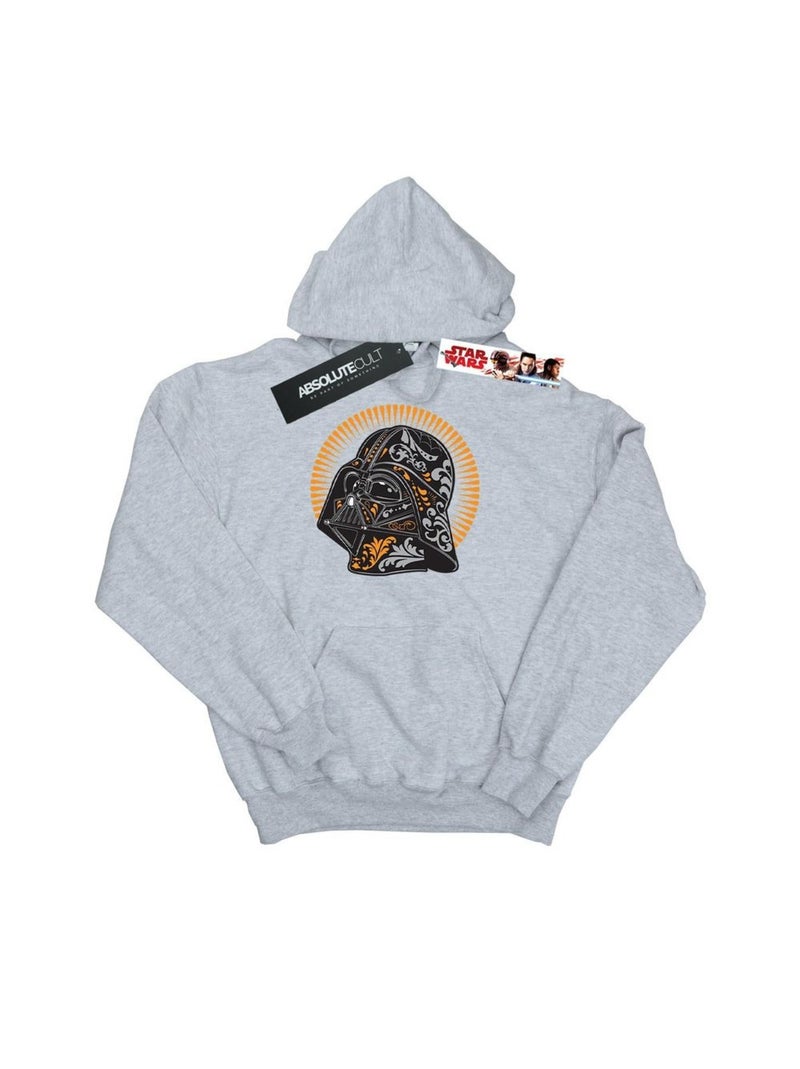 Star Wars - Sweat à capuche DIA DE LOS MUERTOS Gris chiné - Kiabi