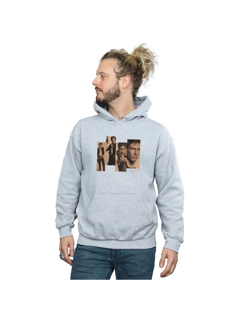Star Wars - Sweat à capuche Gris chiné - Kiabi