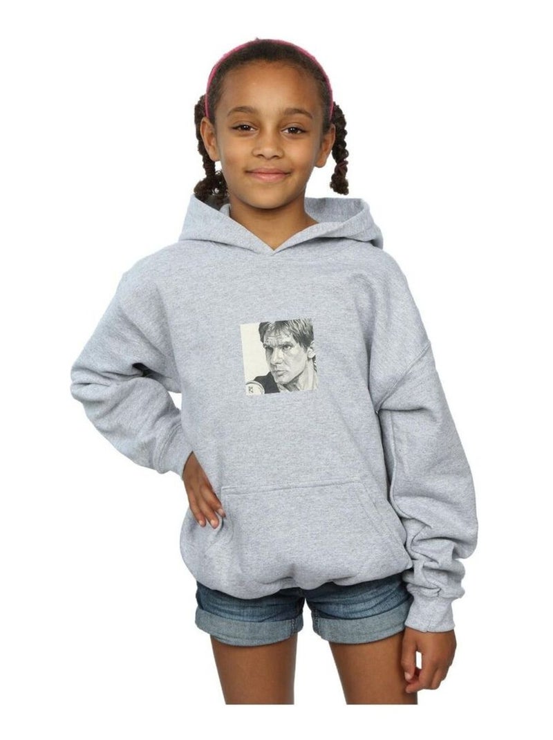 Star Wars - Sweat à capuche Gris chiné - Kiabi