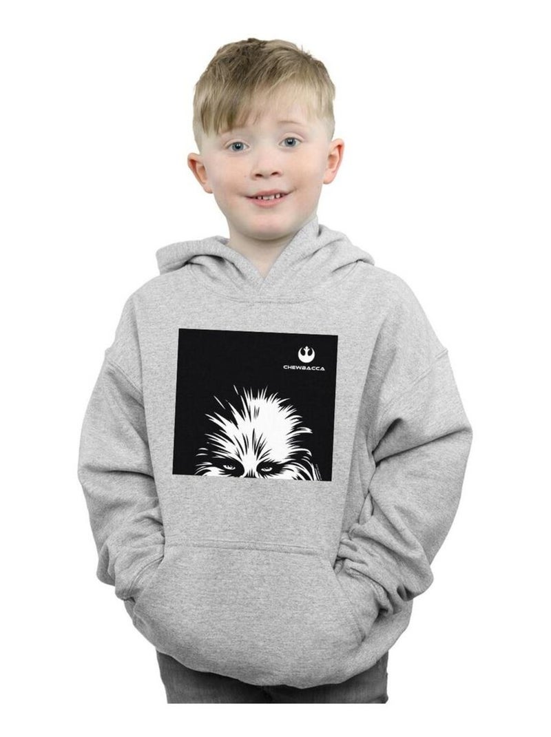 Star Wars - Sweat à capuche LOOK Gris chiné - Kiabi