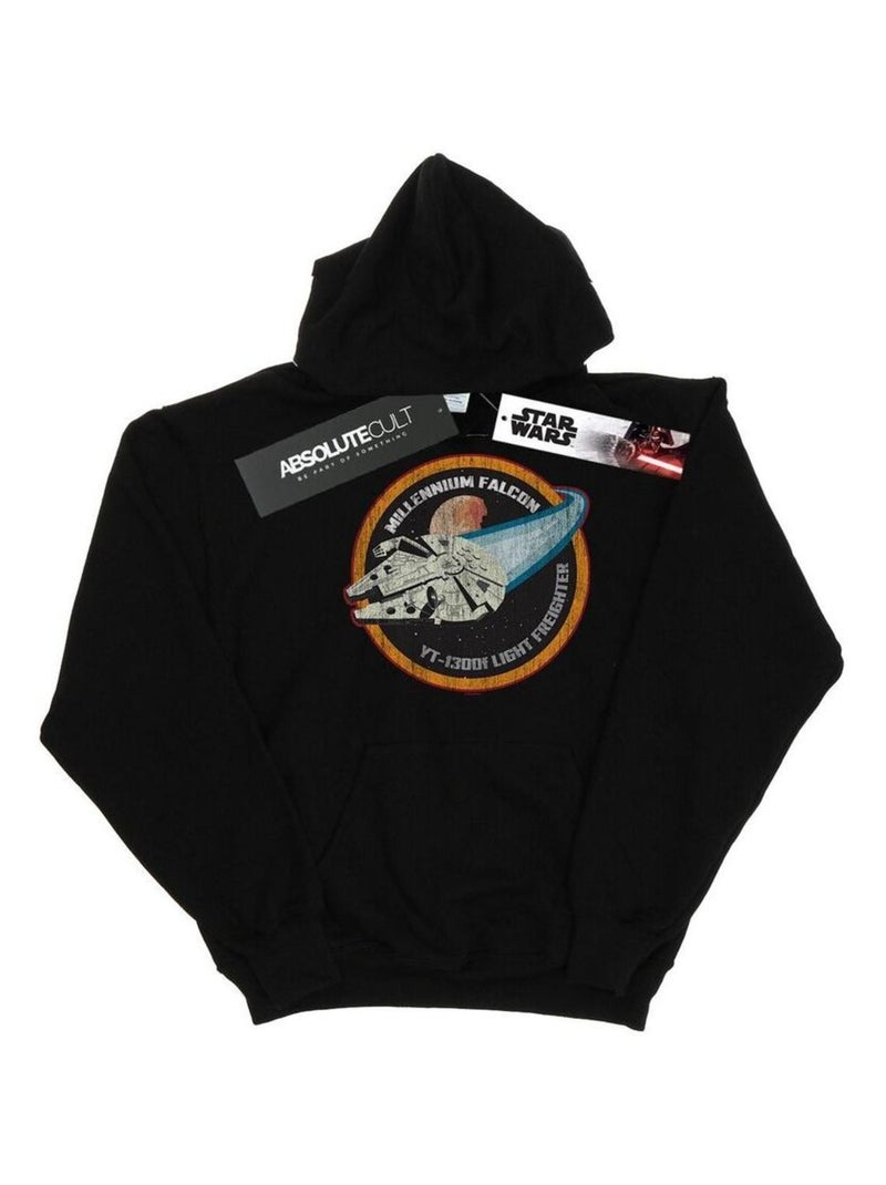Star Wars - Sweat à capuche MILLENNIUM Noir - Kiabi