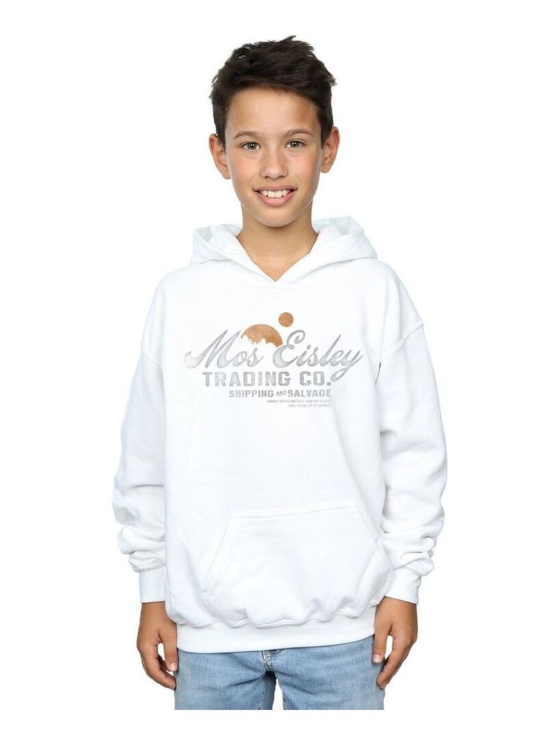 Star Wars - Sweat à capuche MOS EISLEY TRADING CO Blanc - Kiabi
