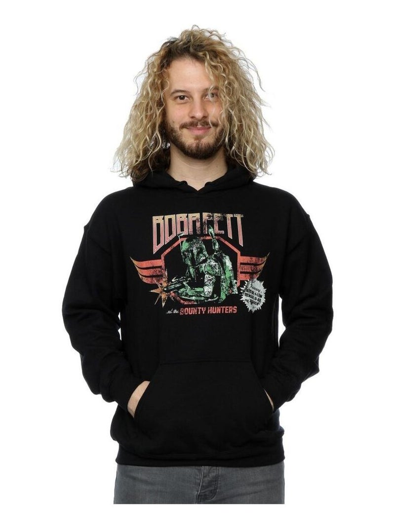 Star Wars - Sweat à capuche motif Boba Fett motif/style poster Noir - Kiabi