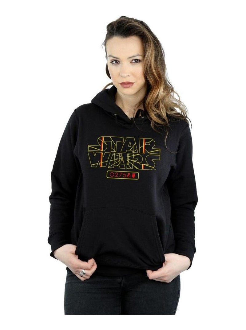 Star Wars - Sweat à capuche Noir - Kiabi