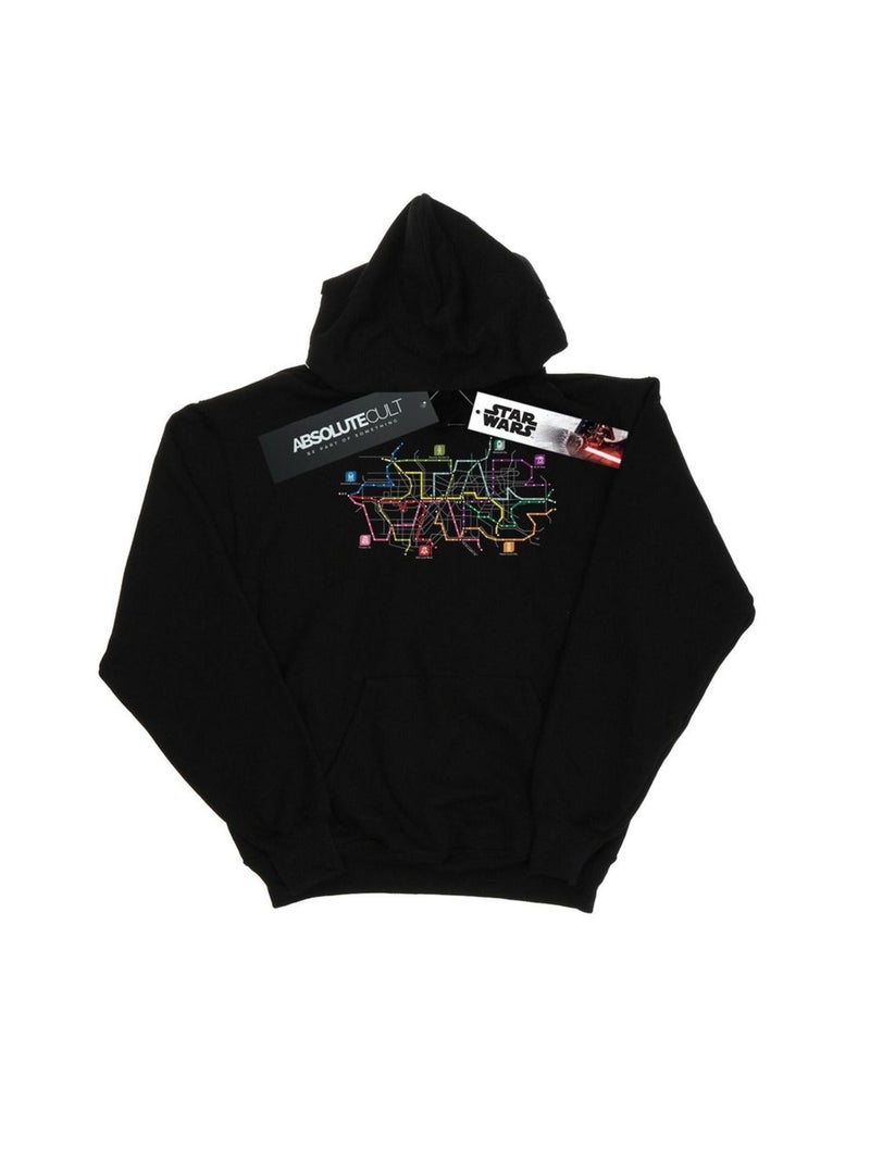 Star Wars - Sweat à capuche Noir - Kiabi