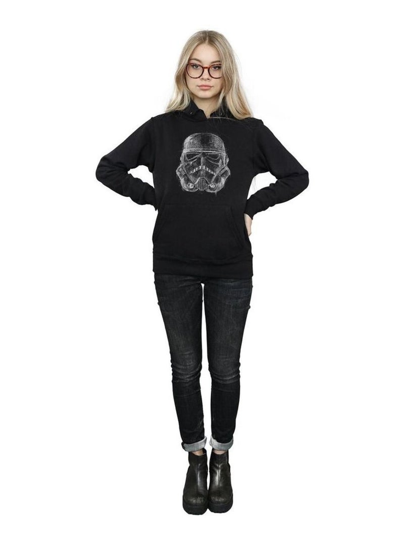Star Wars - Sweat à capuche Noir - Kiabi