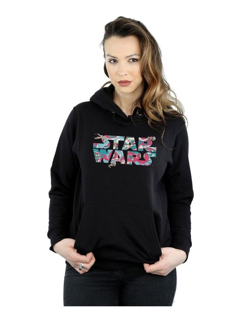 Star Wars - Sweat à capuche Noir - Kiabi