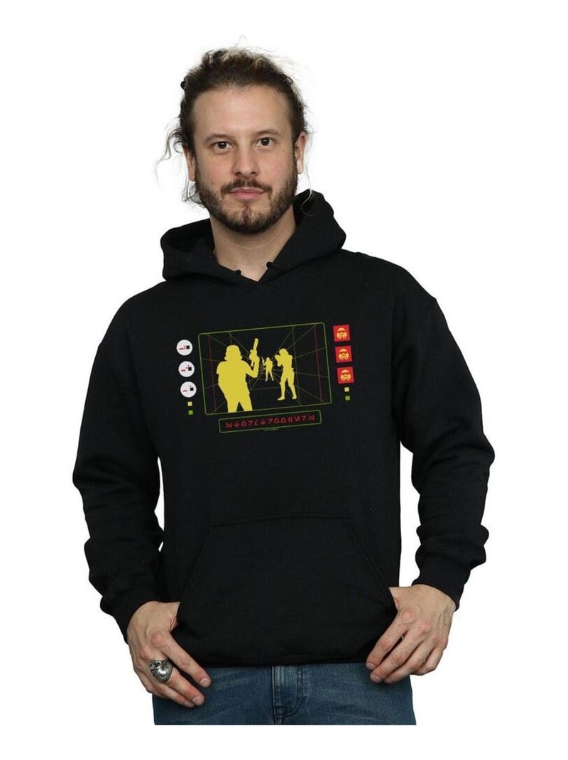 Star Wars - Sweat à capuche Noir - Kiabi