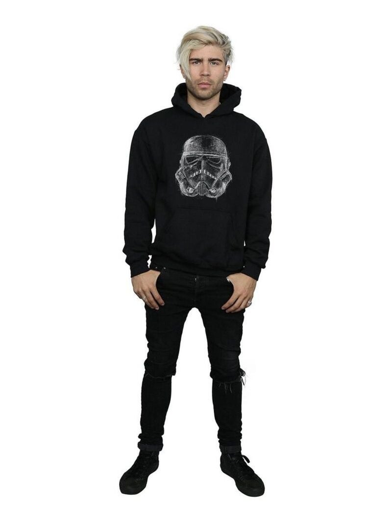 Star Wars - Sweat à capuche Noir - Kiabi