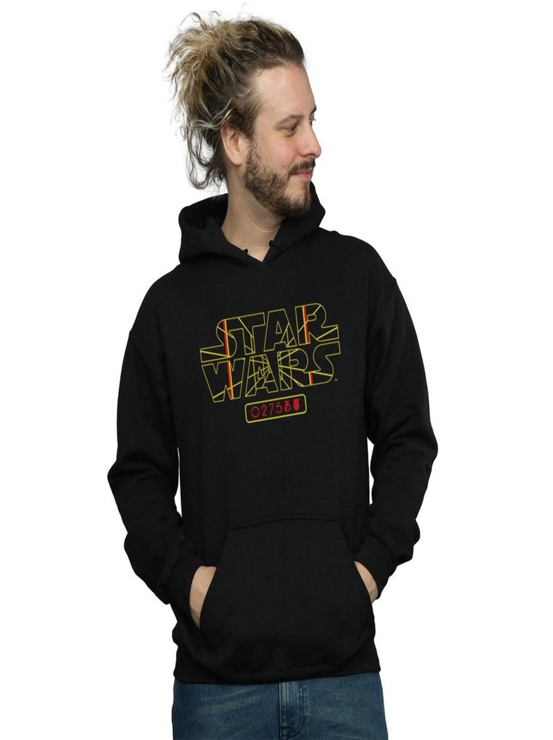 Star Wars - Sweat à capuche Noir - Kiabi