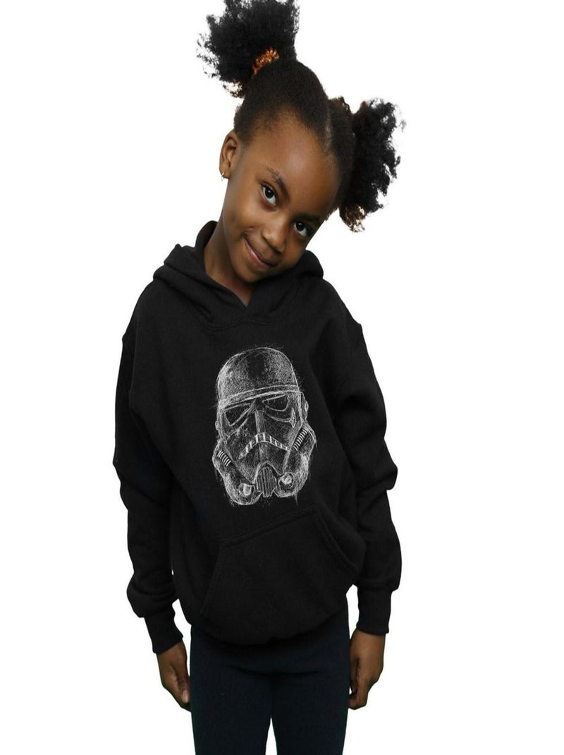 Star Wars - Sweat à capuche Noir - Kiabi