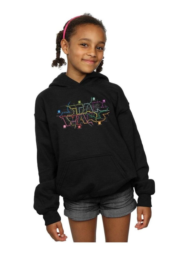 Star Wars - Sweat à capuche Noir - Kiabi