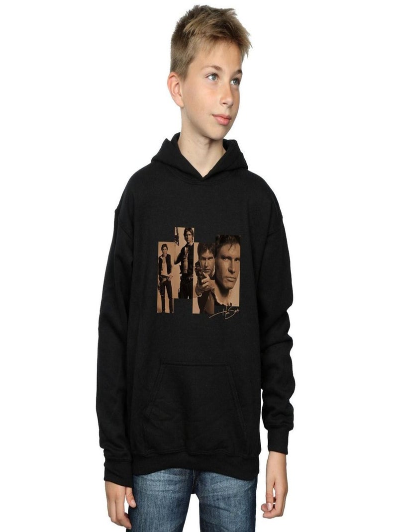 Star Wars - Sweat à capuche Noir - Kiabi