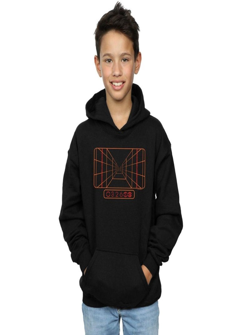 Star Wars - Sweat à capuche Noir - Kiabi