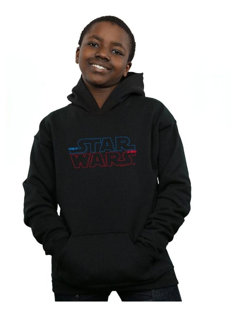 Star Wars - Sweat à capuche Noir - Kiabi